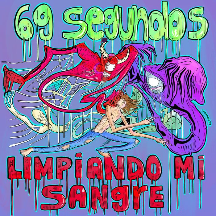 69 segundos limpiando mi sangre artwork